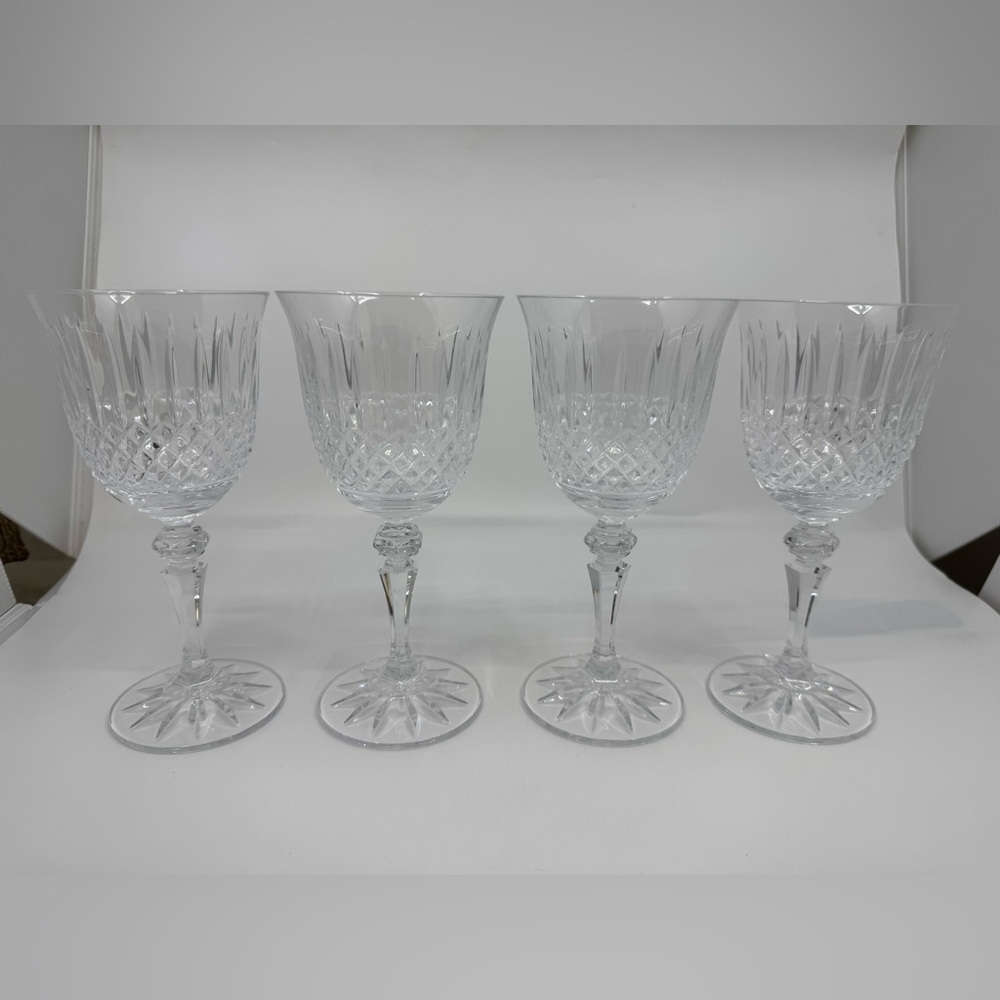 Galway Irish Crystal (GAL15) Water Goblets Set Of 4